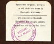 ICONE - Icône peinte à la main représent