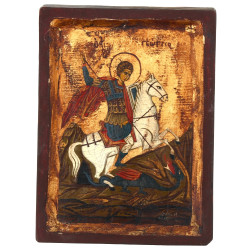 ICONE - Icône peinte à la main représent