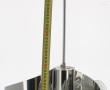 Suspension en métal et 3 globes en verre