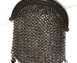 Petit porte-monnaie en argent et maille 