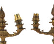 Paire de candélabres en bronze fin XIXe