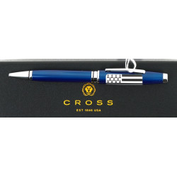 CROSS - Roller de couleur bleu à décor d