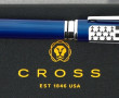 CROSS - Roller de couleur bleu à décor d