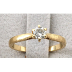 Bague solitaire diamant 0,25 ct env., mo