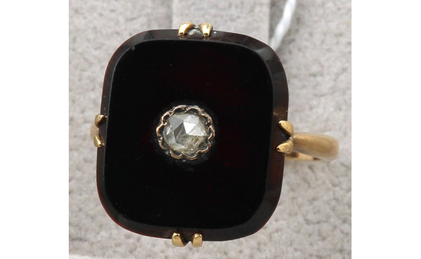 Bague ancienne style Napoléon III en or 