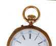 Petite montre de col en or, double fond 
