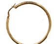 Boucle d'oreille créole en or jaune 9 ca