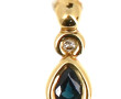 Pendentif en or jaune 18 cts, poinçon tê