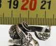 Bague en argent "tête de bélier", non po