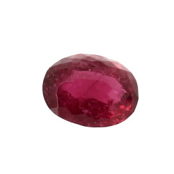 Tourmaline rose de forme ovale, poids 3,