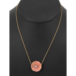 Collier en or jaune 18 carats, poinçon t