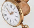 Montre de gousset XIXe, double fond or, 