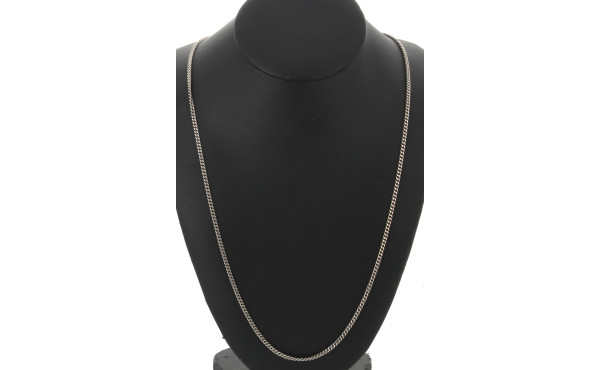 Longue chaîne en argent 925ème, L 70,5 c
