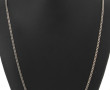 Longue chaîne en argent 925ème, L 70,5 c