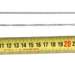 Longue chaîne en argent 925ème, L 60 cm.