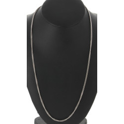 Longue chaîne en argent 925ème, L 60 cm.
