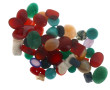 Lot de pierres dures, poids 73 grs (agat