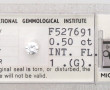 Diamant 0,50 ct, couleur G, sous scellé 