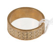Bague anneau en or 18 cts et serti illus