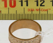 Bague anneau en or 18 cts et serti illus