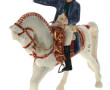 "Napoléon à cheval", sujet en céramique 