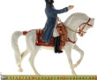 "Napoléon à cheval", sujet en céramique 