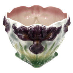 ST CLEMENT - Cache-pot en barbotine à dé