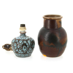 Lot de 2 pièces : pied de lampe boule en