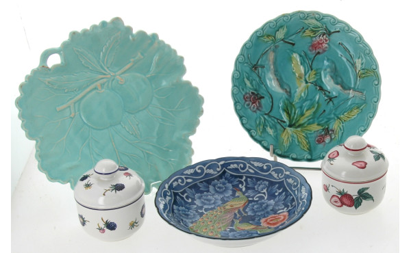 Deux confituriers couverts Villeroy & Bo