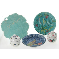 Deux confituriers couverts Villeroy & Bo