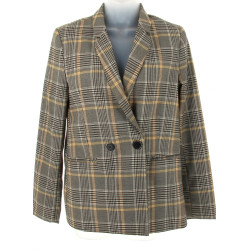 Veste de dame à carreaux, taille M, sans