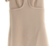 MARC JACOBS - Robe beige laine et soie, 