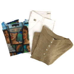 Lot de 3 articles Femme - 1 pantalon RED