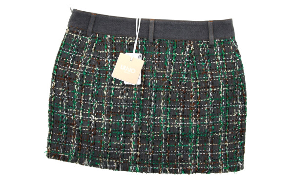 LIU.JO - Jupe courte taille 40, grise et