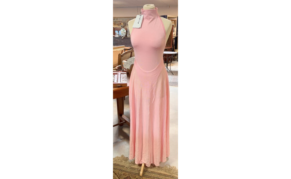 ALAïA Paris - Robe d'été rose quartz en 