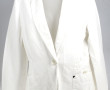 NEWMAN - Veste femme coton et lin blanc 