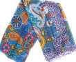 Grand foulard multicolore, motifs cachem