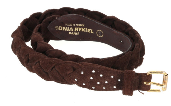 SONIA RYKIEL - Ceinture en croûte de cui