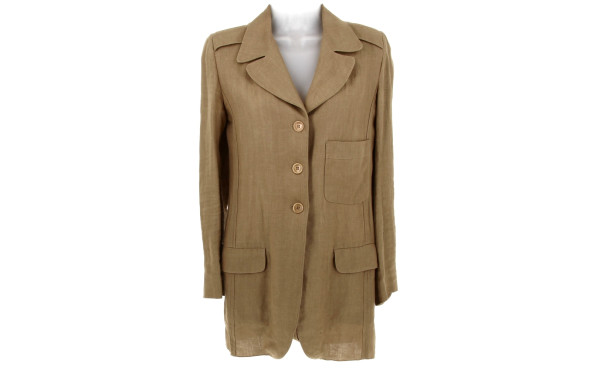 SONIA RYKIEL - Veste en lin couleur cara