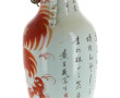 CHINE - Vase en porcelaine blanche et co