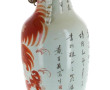 CHINE - Vase en porcelaine blanche et co