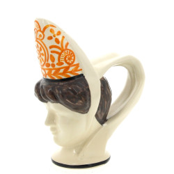 HB QUIMPER - Pichet en faïence en forme 