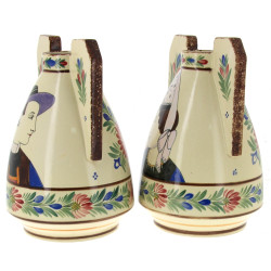 HB QUIMPER - Paire de vases à ailettes e