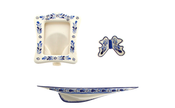 FAB Quimper - Lot de 3 pièces en faïence