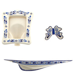 FAB Quimper - Lot de 3 pièces en faïence