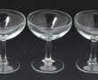 10 coupes à champagne anciennes en verre