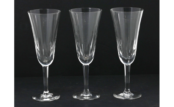 BAYEL - 14 flûtes à champagne en cristal