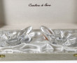 SEVRES - Paire de salerons en cristal de