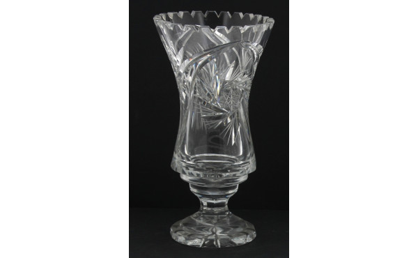 Coupe de forme allongée en cristal, anné