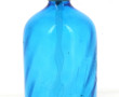 Bouteille d'eau de setz en verre bleu